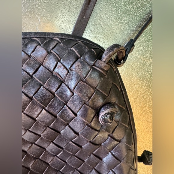 Bottega Veneta Brown Leather Crossbody - Picture 6 of 12